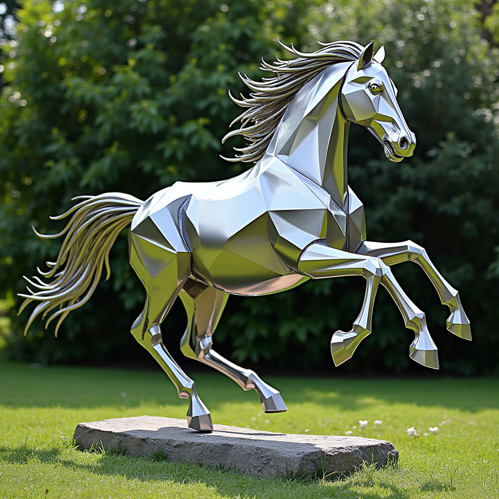Geometric Jumping Horse 2 artwork